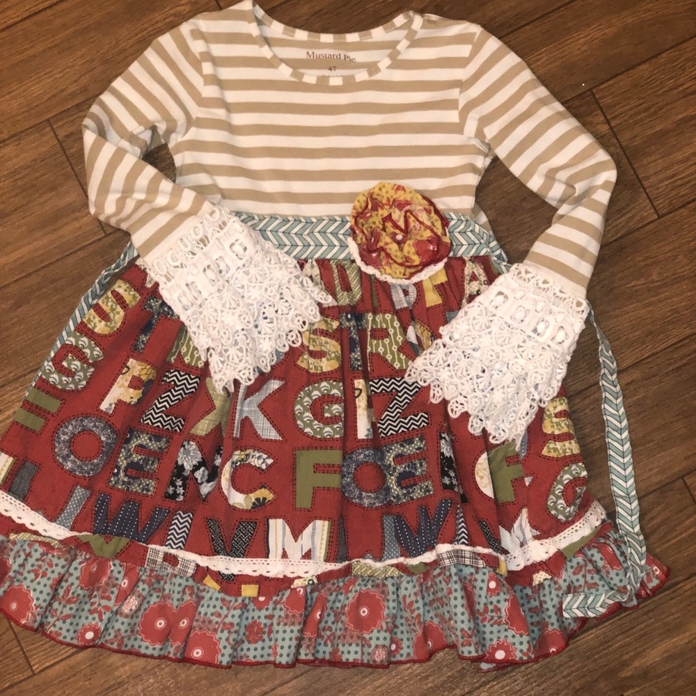 Mustard pie top